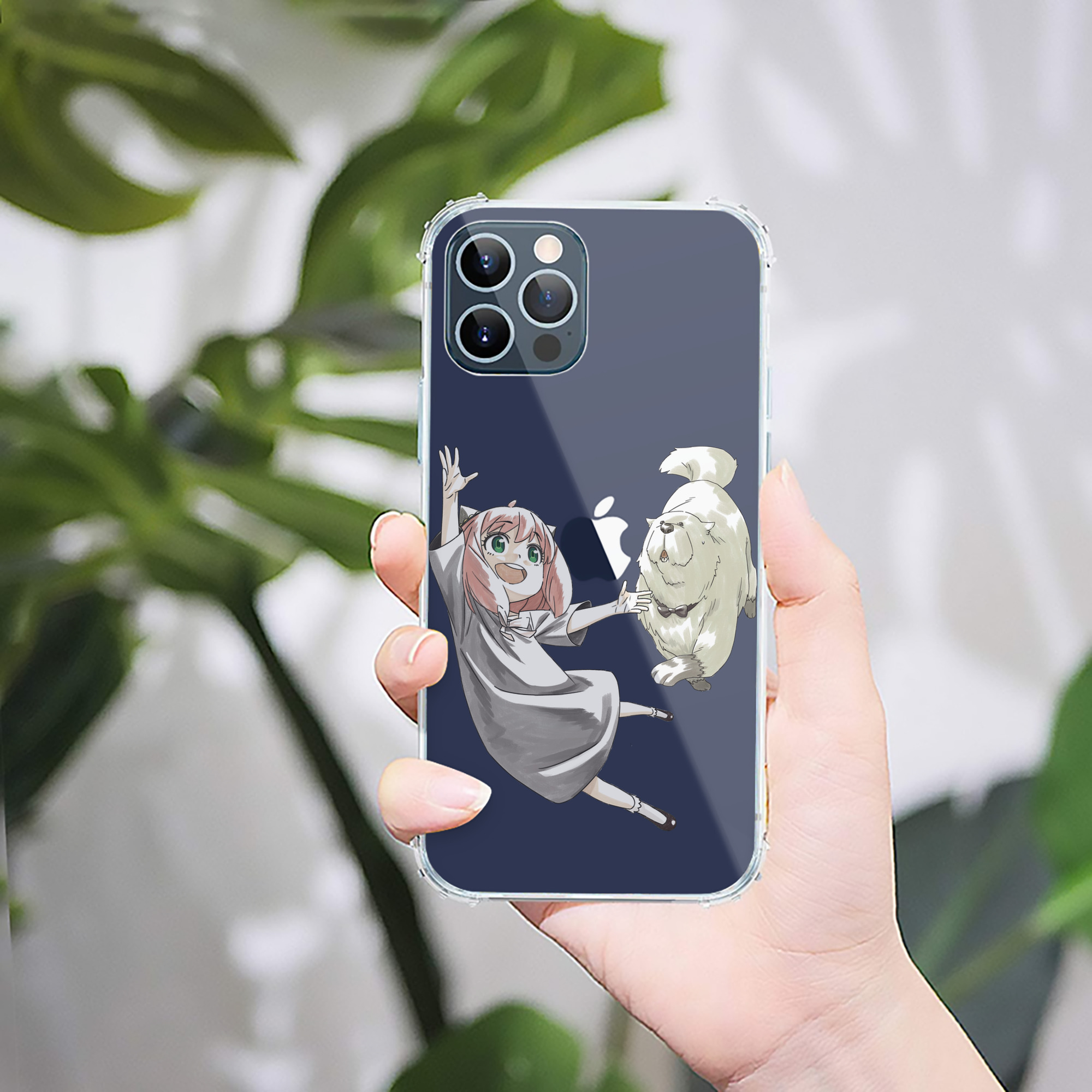 （画像用） SPY×FAMILY间谍家家酒 【iPhone 12シリーズ対応】透明スマホケース（クリアソフトケース）